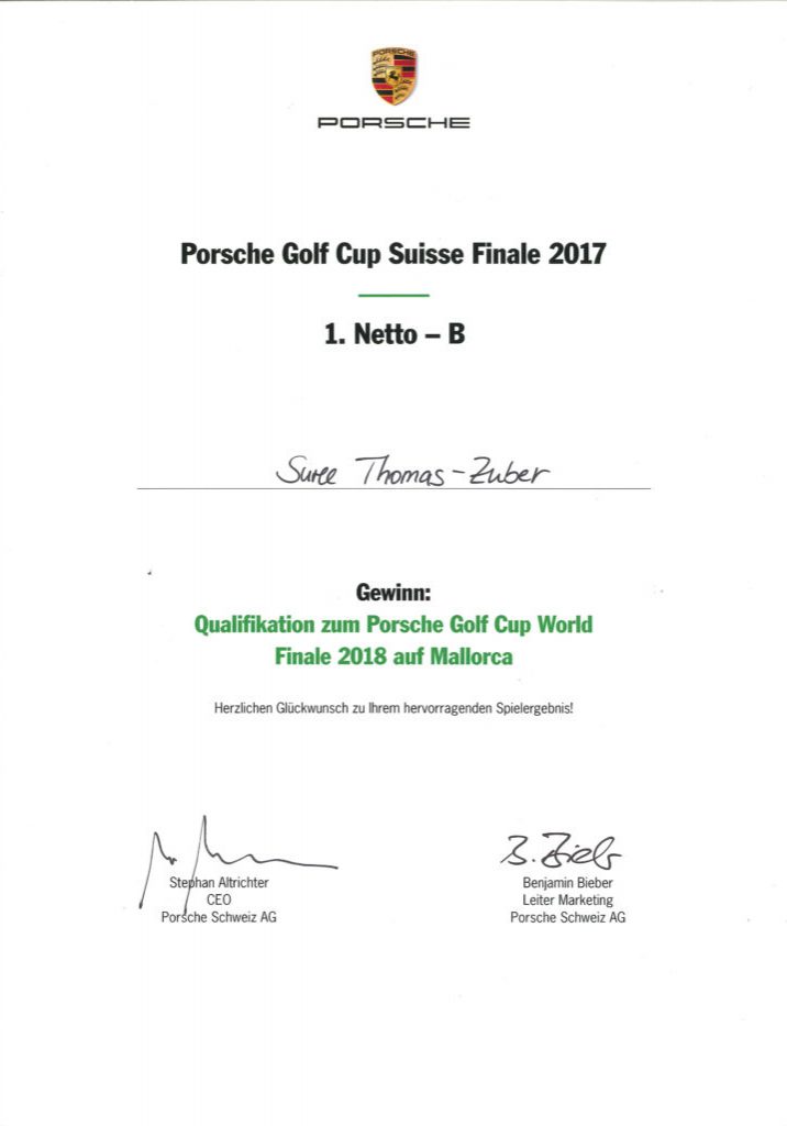 Qualifikation Porsche Golf Cup 2017